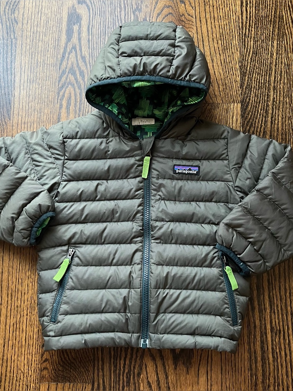 Patagonia Reversible Down Sweater Hoody - Toddlers (3T)